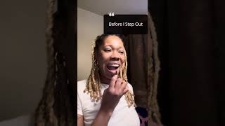 LOREAL And my Locs On The The Go makeup diy fyp [upl. by Akers]