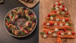 Eet Puur  Recept Kerstkrans en Kerstboom [upl. by Divine]