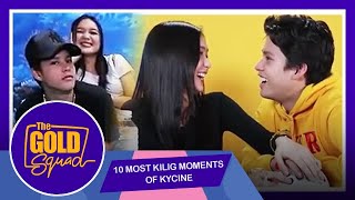 10 MOST KILIG MOMENTS OF KYCINE  The Gold Squad [upl. by Enialb]