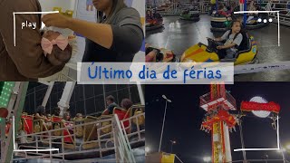 ÚLTIMO DIA DE FÉRIAS Parque de diversões  Injeção dos 4 meses  Mercado  Hambúrguer do papai [upl. by Alad]