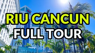 🌴🌴 RIU CANCUN FULL TOUR  Cancun Mexico [upl. by Oryaj550]