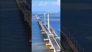 LONGEST SEA crossing HONG KONG ZHUHAI MACAU BRIDGE bridge infrastructure engineering [upl. by Sanfourd812]