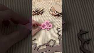 A DIY 3D Wooden Flower Laser Cut by xTool P2 CO2 Laser [upl. by Steck]