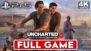 UNCHARTED 4 PS5 REMASTERED Gameplay Walkthrough Part 1 FULL GAME 4K 60FPS  No Commentary [upl. by Marchelle745]