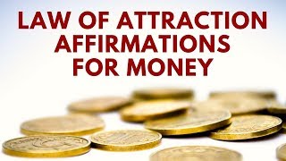 Law of Attraction Affirmations for Money  21 Day Wealth Challenge [upl. by Melborn]