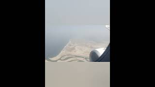 My journey Landing at Sharjah Airport  view of Sharjah  YouTube shorts Dubai [upl. by Haimes]