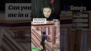 Can you beat Sintegra in a 1v1 fortnite cracked fortnitelive fortniteclips 1v1 [upl. by Assirem245]