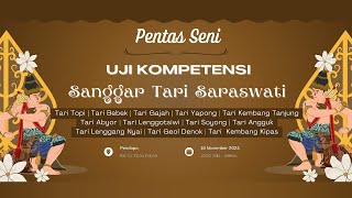 Pentas Tari Uji Kompetensi Sanggar Tari Saraswati [upl. by Akila]