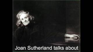 Joan Sutherland talks about Esclarmonde [upl. by Ajam297]