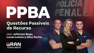 Concurso Polícia Penal BA Questões Passíveis de Recurso [upl. by Canute]