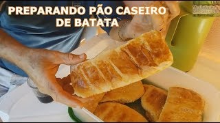 PÃO CASEIRO DE BATATA  VIDA NA ROÇA  COISAS DA ROÇA  NATUREZA  RECANTO SOSSEGO [upl. by Sirromaj]