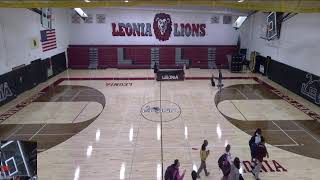 Leonia High School vs DwightEnglewood School Girls Varsity Volleyball [upl. by Aiuoqes]