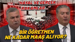 AKPli Vekil Öğretmen Maaşını Şaşırdı CHPli Murat Emir Belgelerle Cevap Verdi [upl. by Laemaj]