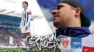 quotWahnsinnsstimmung unserer Fansquot 😶‍🌫️💙🤍  St Pauli vs Hertha BSC  STADIONVLOG ⚽ [upl. by Aicssej]