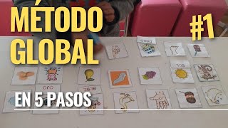 LEER CON METODO GLOBAL MIXTO 5 PASOS PARA APRENDER CON TARJETAS [upl. by Ennahtebazile]