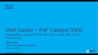 DNA Center – PnP Catalyst 9300 [upl. by Bloch]