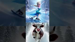 elsa frozen  the flash  spiderman  anebelle  venom  elsafrozen frozenelsaanna marvel [upl. by Nerot]