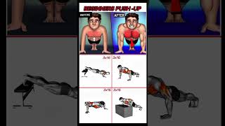 Push up exercises at home workout everyonexerciseathome exerciseroutineone fitnessweek keepactiv [upl. by Ecnedac]