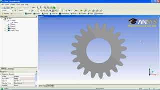 ANSYS WORKBENCH MODELING TUTORIAL9 [upl. by Haldi]