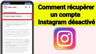 Comment récupérer un compte Instagram désactivé  Nouvelle Méthode 2024 [upl. by Hgielsa]