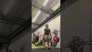 70170 kg clean deadlift deadlift cleanandjerk gymlife [upl. by Dumas560]