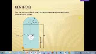 Centroid of Complex Shapes Nazeer A Khan [upl. by Alul23]