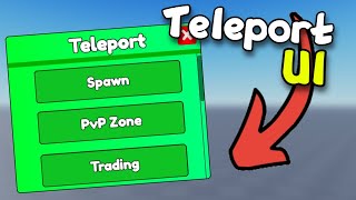 How To Make A TELEPORT SYSTEM  2024 ROBLOX STUDIO [upl. by Imim]