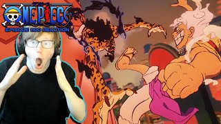 GEAR 5 LUFFY VS LUCCI BROKE THE BUDGET  One Piece Episode 1100 Reaction Egghead Arc EP12 [upl. by Ulick]