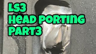 Part 3 Porting Ls3 Heads Intake Length [upl. by Vitkun677]