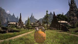 FFXIV Eggshilaration System Mount  Hatching Tide 2017 Reward [upl. by Akcimahs391]