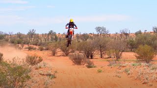 FINKE DESERT RACE  KTM 450  500 EXC PRE RUNNING [upl. by Suellen]