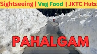 Pahalgam Travel Guide 2023 Veg Food JKTDC Huts Aru Valley Betaab Valley Chandanwadi [upl. by Nannerb124]