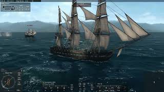 Naval Action  Heavy Frigate vs fleet of Frigates [upl. by Siriso]