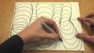 Easy Op Art Drawing [upl. by Acinor]