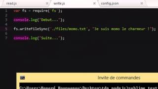 Node JS  6  writeFile amp writeFileSync [upl. by Oileduab]