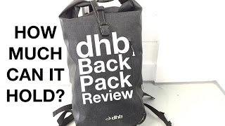 dhb Waterproof Rucksack 25L  How Much Can It Hold [upl. by Currier]