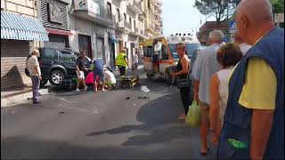 Formia incidente stradale in via Vitruvio [upl. by Austin164]