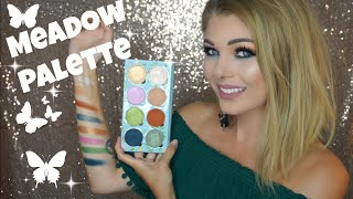 Makeup Addiction Cosmetics Meadow Palette  Review n Swatches [upl. by Zenas]