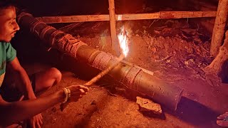 Una wedi  Bamboo cannon  Sri lanka  Dila tv 🇱🇰 [upl. by Ymeon]