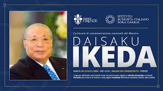 Cerimonia di commemorazione del Maestro Daisaku Ikeda [upl. by Moscow]