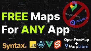 FREE maps for any app  replace Google maps TODAY [upl. by Rydder]