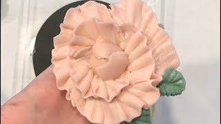 Royal Icing Flower Tutorial  Step by Step in Description 🌸 [upl. by Arahahs]