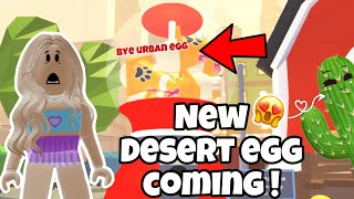 New Desert egg update in adopt me  All new pets coming 🤩🤫 [upl. by Atinniuq]