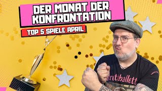 Meine TOP 5 BRETTSPIELE im APRIL [upl. by Ayamahs]