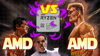 Que CPU es mas Potente  AMD Ryzen 9 5950X  5900XT  5900X  Ryzen 7 5800X3D  5800X  5700X [upl. by Idnar54]