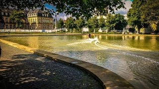 Guerilla Winching im Stuttgarter Schlossbrunnen [upl. by Jr273]