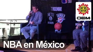 Revelan detalles de los juegos de NBA en México  OEM [upl. by Hgielsa]