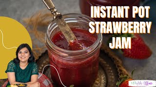 Instant Pot Strawberry Jam Recipe No Pectin [upl. by Kingston]