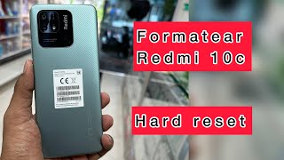 como FORMATEAR Xiaomi Redmi 10c  hard reset  restaurar de fabrica MODO RECOVERY [upl. by Giule316]