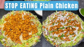 STOP EATING Plain Chicken amp Rice Try this High Protein Halal Cart Chicken Instead recipe foodie [upl. by Atima]